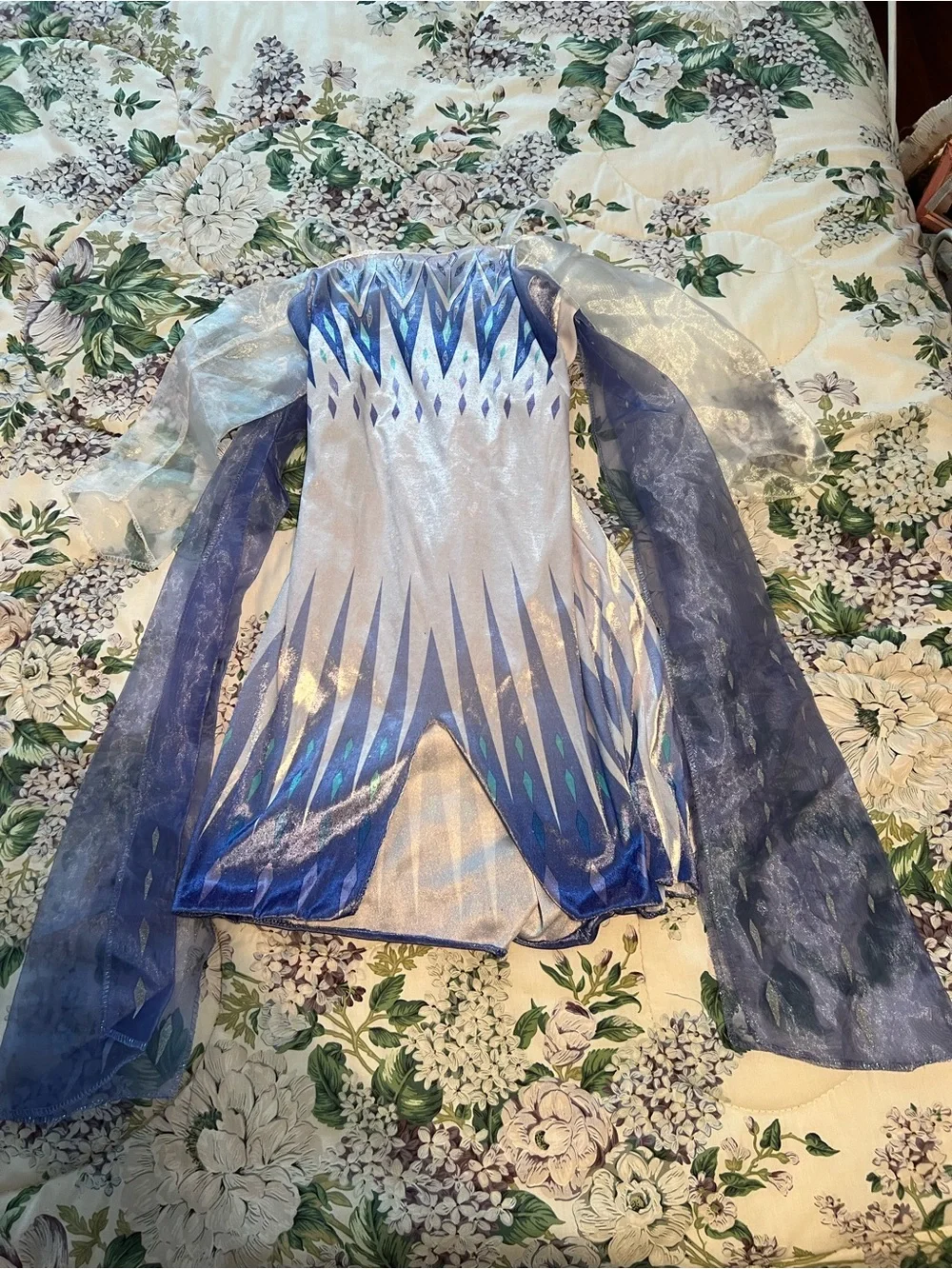 Disney Jakks Frozen 2 Snow Queen Elsa Girls Dress Costume 4/6 Halloween Playtime